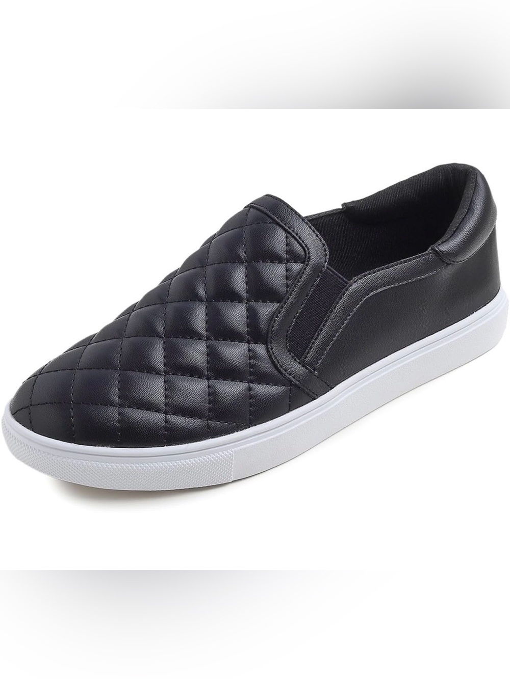 Women’s fever sole Quilted Slip-On Sneaker in Black 8 1/2 / 39